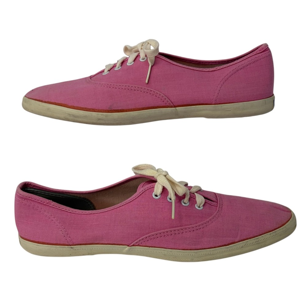 Vintage 1960s Sears Jeepers Pink Canvas Sneakers Shoes Made in USA Rare